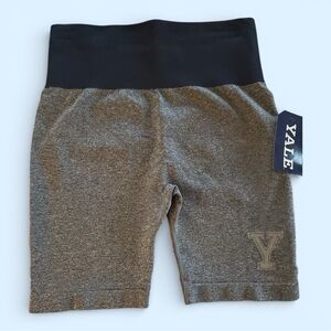 NWT Yale Biker Shorts High-Waisted Compression Shorts Breathable Running Fitness